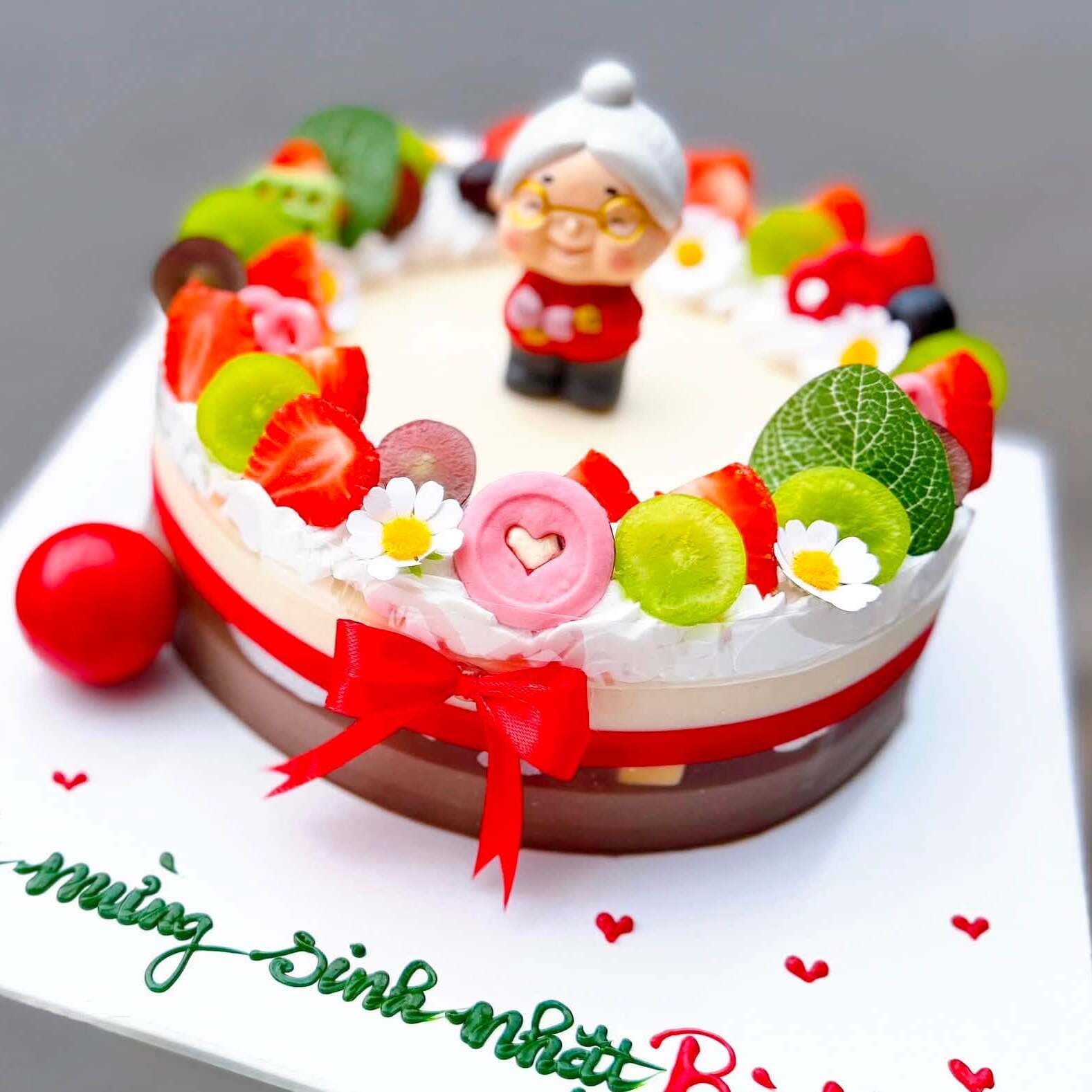 Bánh Sinh Nhật Rau Câu Flan — mẫu 6