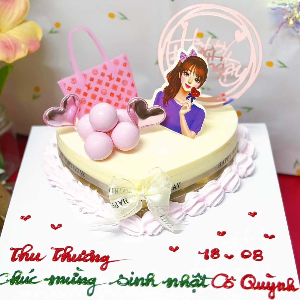 Bánh Sinh Nhật Rau Câu Flan — mẫu 7