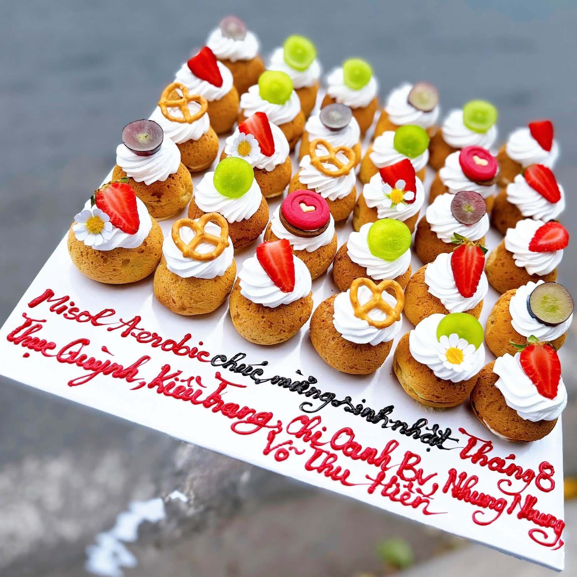 Bánh Sinh Nhật Su Sing trang trí Trái Cây — mẫu 7