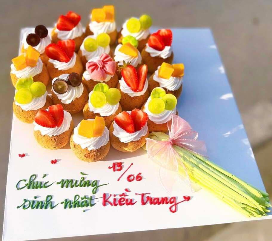 Bánh Sinh Nhật Su Sing hình bó Hoa